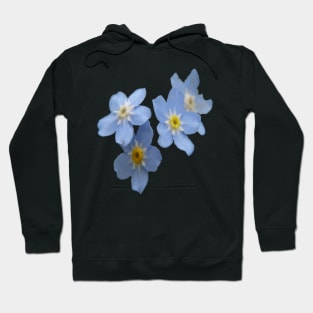 Forget Me Nots Remembrance Flowers Hoodie